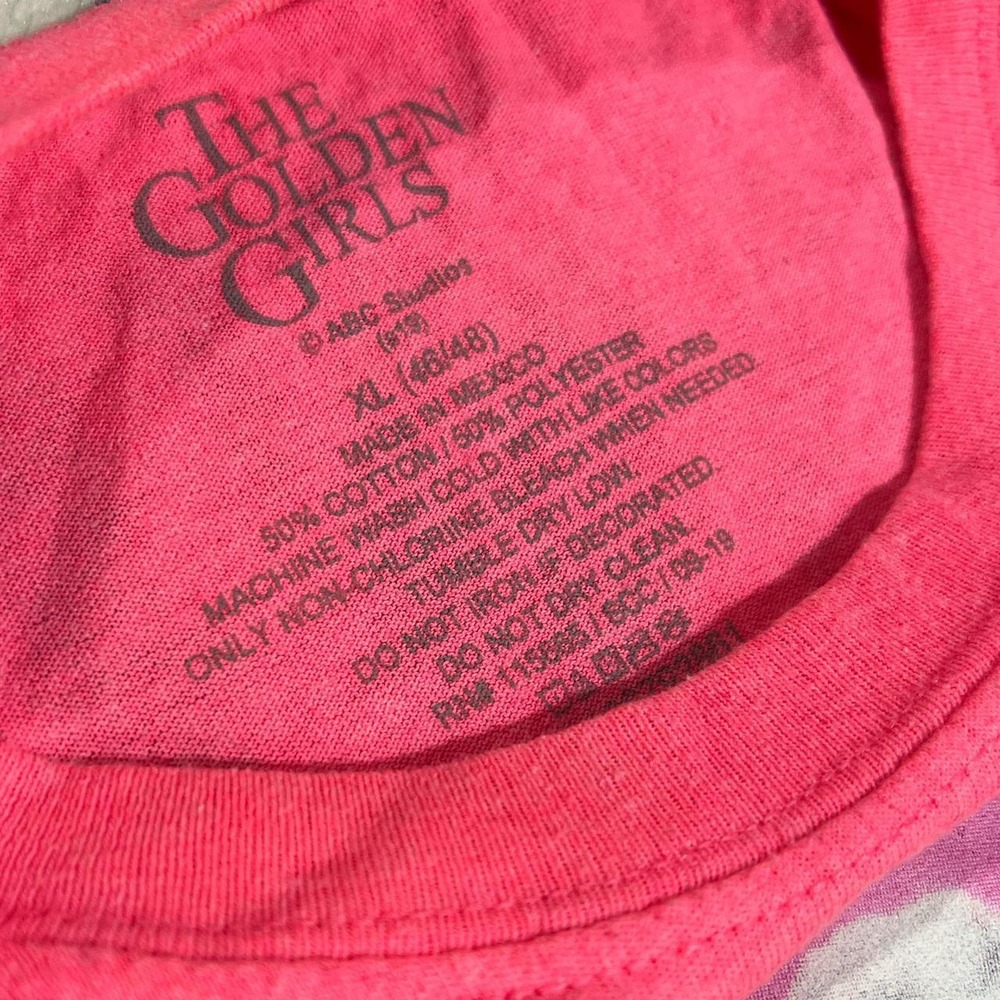 Golden Girls Stay Golden Pink Tee Shirt XL - Picture 6 of 8